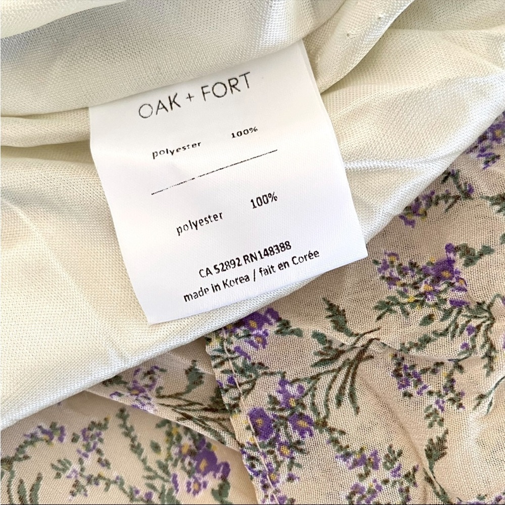 Oak and Fort Midi Floral Dress - Picture 10 of 12